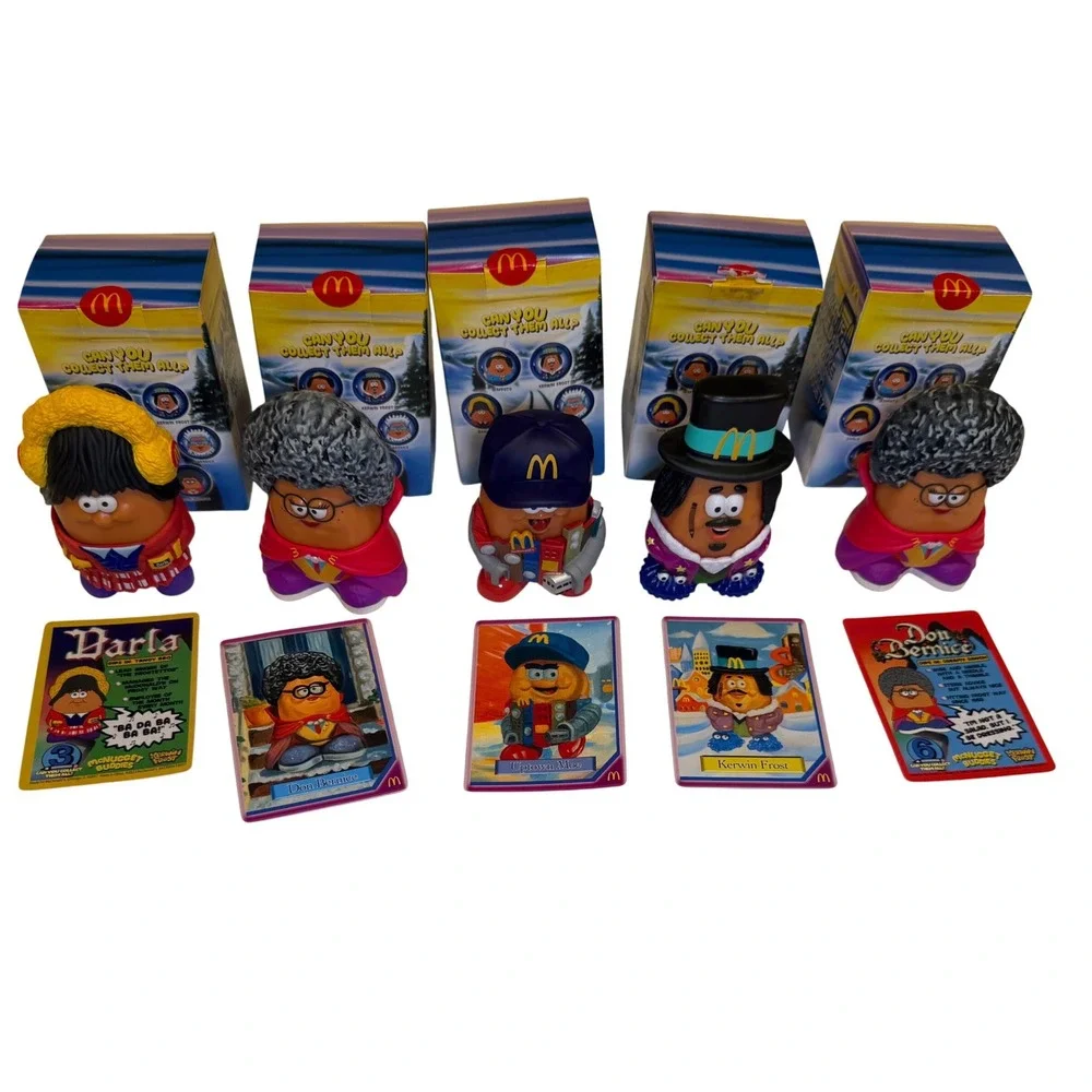 McDonalds Kerwin Frost McNugget Buddies 2023 Adult Happy Meal Toy Set of 5 Boxes